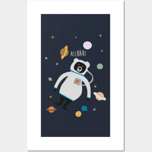 Allbärt. Bear in Space. Posters and Art